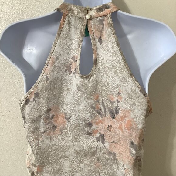 Maurices Cream Ruffled Asymmetrical Blouse - Picture 8 of 12